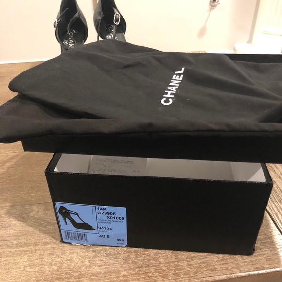 NWT in Box - CHANEL Peep Toe T-Strap Heels - Picture 9 of 9